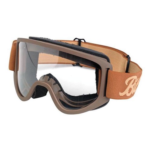 Biltwell Moto 2.0 Goggles Script Sand