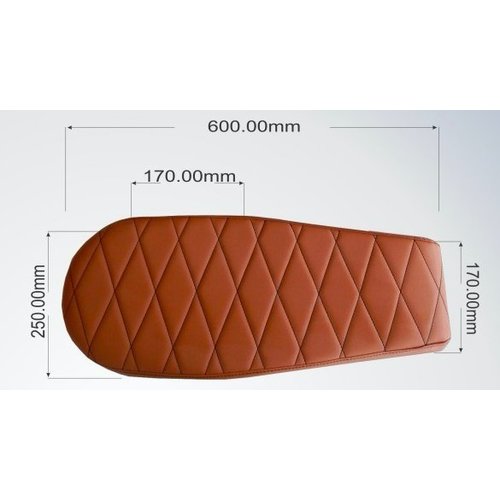 C.Racer Selle noire large Brat Tuck 'N Roll 73