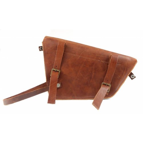 Motard Germany Saddle Bag / Scrambler Bag - New Brown Oxide