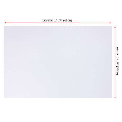 Film vinyle 3D sans bulles - Aspect carbone 45 cm x 37 cm