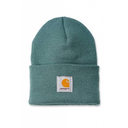 Carhartt ACRYLIC Rippstrickmütze BLUE GREEN