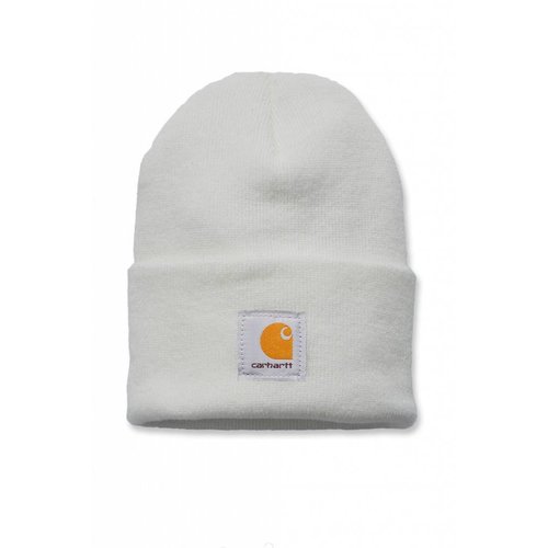 Carhartt ACRYLIC Rippstrickmütze WINTER WHITE