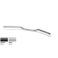 Guidon 22 mm en acier noir