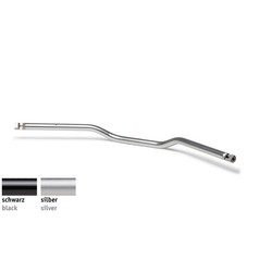 Guidon 22 mm en acier noir