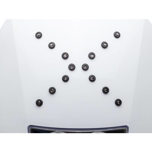 Rode DIY Universele spatbordbevestiging LED verlichtingsset - 14 stuk