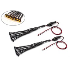 Support de fixation universel avec LED oranges