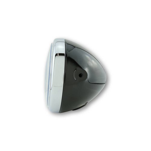 Shin Yo 7-inch Headlight RENO shiny black chrome rim