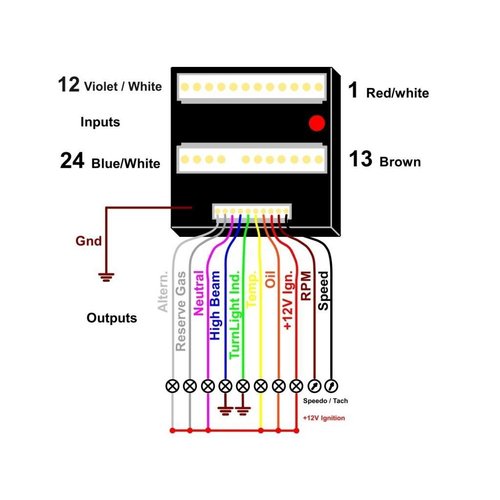 Axel Joost Elektronik Speedo Adapter voor BMW K-modellen tot 1986