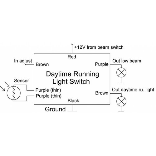 Axel Joost Elektronik Automatic Daytime running light switch