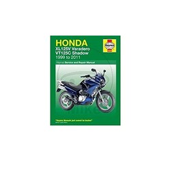 Repair Manual HONDA XL125V & VT125 SHADOW (00-11)