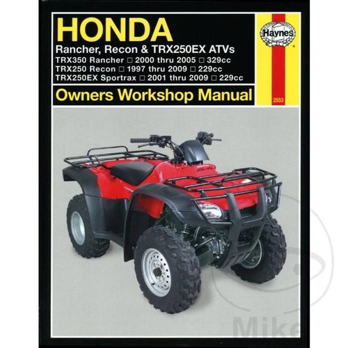 Haynes Reparatur Anleitung HONDA RANCHER, RECON & TRX250EX ATVS 1997 - 200