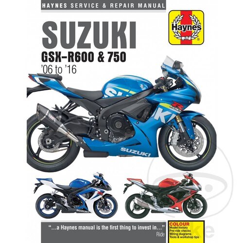Haynes Reparatur Anleitung SUZUKI GSX R600 & 750 06 ON