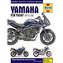 Manuel de réparation YAMAHA FZ6 FAZER 04 - 08