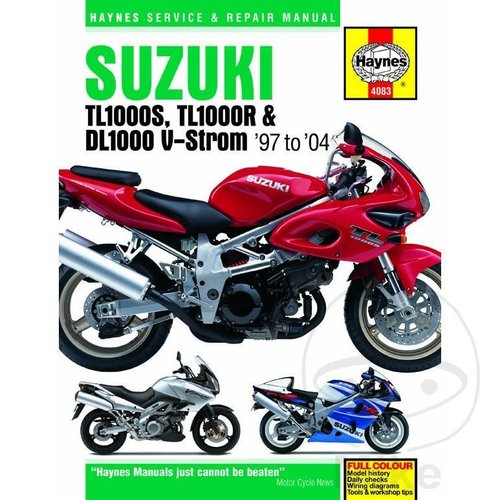 Haynes Werkplaatshandboek SUZUKI TL1000S/R & DL1000 V-STROM 1997 - 2004