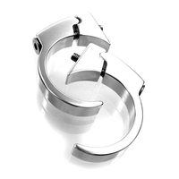 Handle Bar Clip Kit Polished 22 mm
