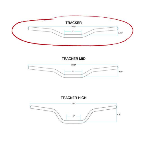 Biltwell 22 mm Tracker-stuur