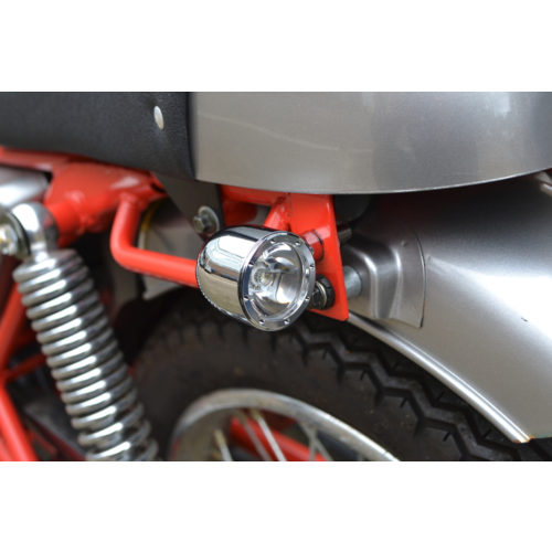 Integrated CREE LED Turn Signals / Tail Light CNC - Chrome