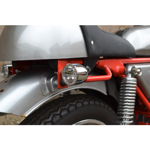 Integrated CREE LED Turn Signals / Tail Light CNC - Chrome