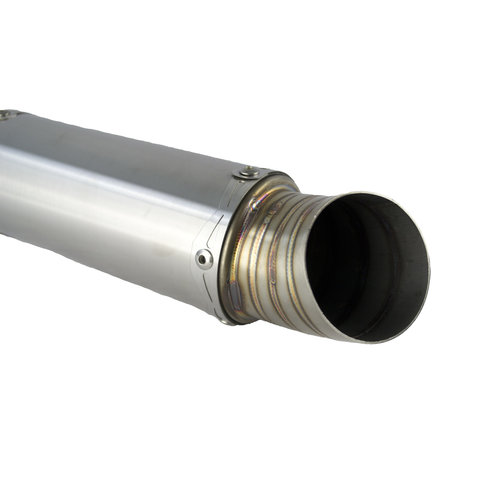 Silencieux d'échappement universel en acier inoxydable avec entrée type 1 51mm