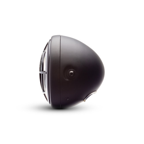 7 " Matte Black Multi Projector LED Headlight + Beemer Cover