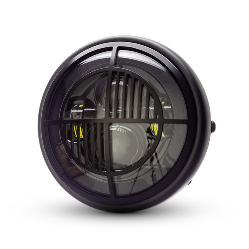 7  "Matzwarte multi-projector LED-koplamp +  Beemer Cover