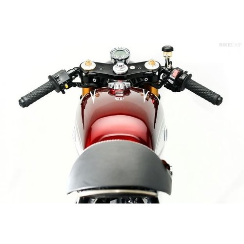 Biltwell Thruster 1" Handvatten Zwart TPV