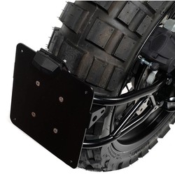 BMW R NineT Plate Holder Black - Low