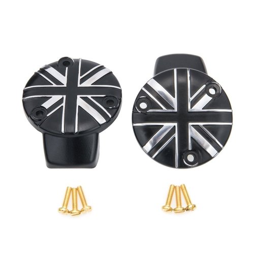 Motone TPS Carb/Throttle body covers - Union jack