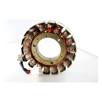 Stator Kawasaki: 99-04 VN1500E Vulcan Classic 1500cc; 99-01 VN1500G Vulcan Nomad 1500cc; 02-04 VN1500L Vulcan Nomad 1500cc; 05-08 VN1500N Vulcan Classic 1500cc; 03-08 VN1600A Vulcan Classic 1600cc; 05-08 VN1600D Vulcan Nomad 1600cc