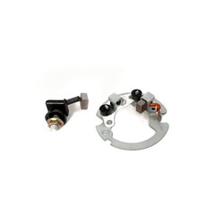 Kit de réparation de plaque de brosse - 2 Brush Nippon Denso Kaw 85-86 ZL900 84-86 ZX900 900R Yam 80-84 XJ650K 82-84 XJ650LK Turbo 1985 XJ700N 1986 XJ700S 85-86 XJ700X -X 82-83 XJ750K 1983 XJ750MK M