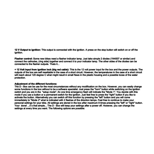 Axel Joost Elektronik NOUVEAU - Boîtier électronique version D