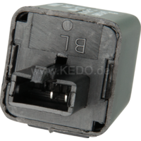 Relais clignotant LED 12V Connecteur triple avec deux broches.