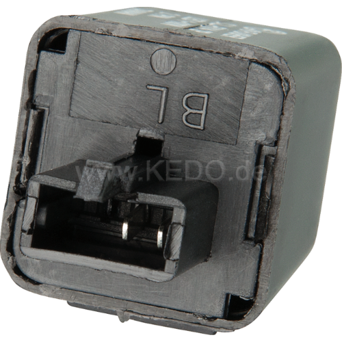 kedo LED Flasher Relay 12V Triple Connector with two Pins.