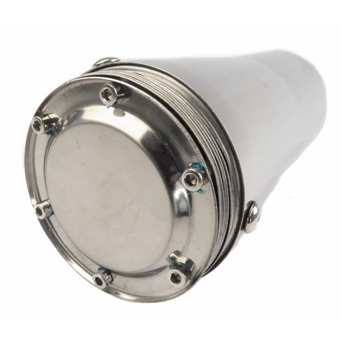 Cone Style  Short Demper Chrome 38mm