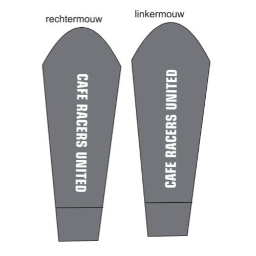 Cafe Racers United Predator Hoodie Storm Grijs