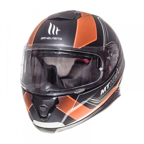 MT Helmets Thunder III SV Trace Schwarz / Orange