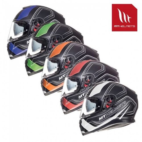 MT Helmets Thunder III SV Trace Zwart/Oranje