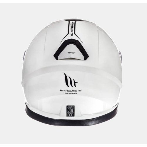 MT Helmets Thunder III SV Solid Weiss