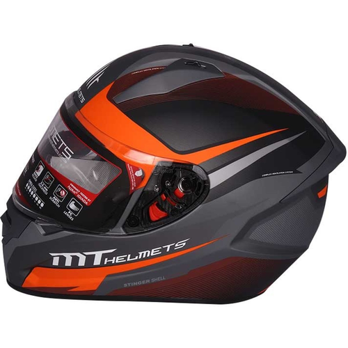 MT Helmets Stinger Divided Orange