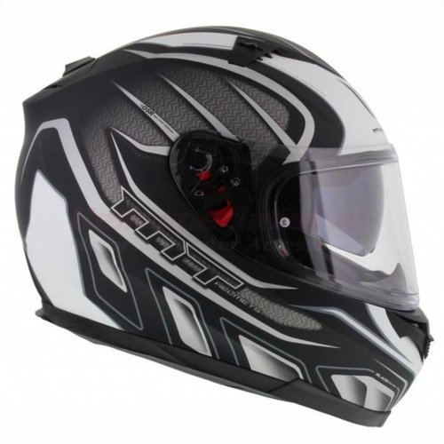 MT Helmets Klinge SV Alpha Matt Schwarz / Grau / Weiß