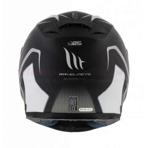 MT Helmets Klinge SV Alpha Matt Schwarz / Grau / Weiß