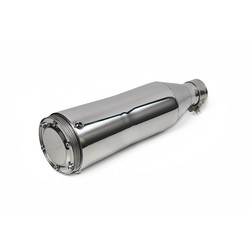 Cone Style Short Demper Chrome 42mm