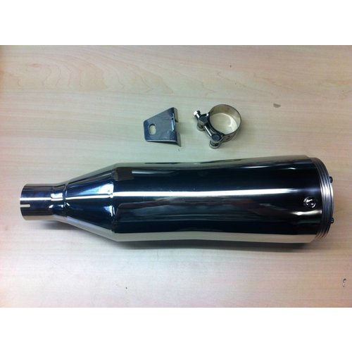 Cone Style Short Demper Chrome 42mm