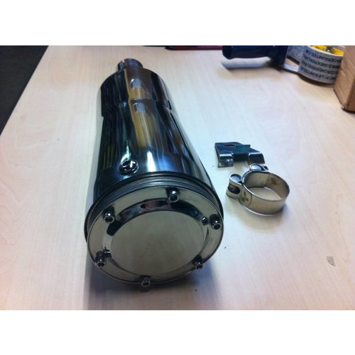 Cone Style Short Demper Chrome 42mm