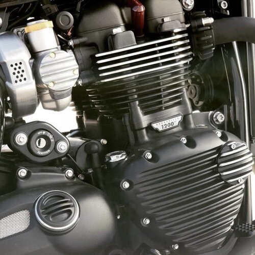 Motone TPS Carb/Throttle body covers ribbed (selecteer kleur)