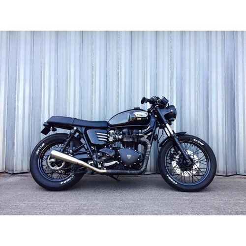 Motone Ribbed Side Panels - Matte Black - SET