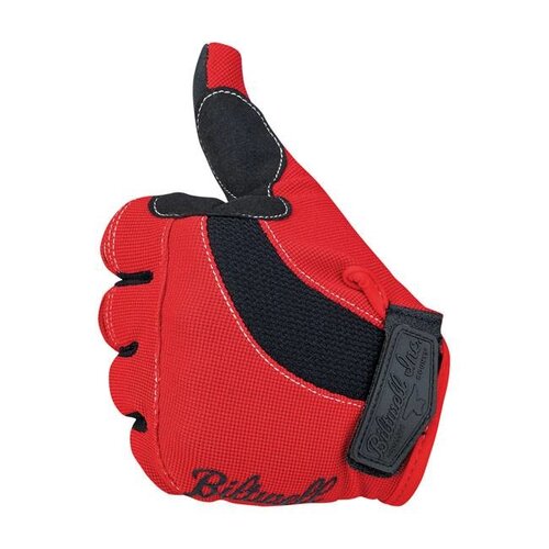 Biltwell Gants de moto rouge/noir/blanc