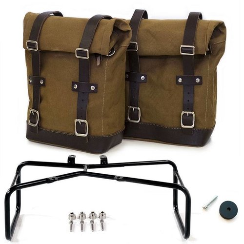 UNIT Garage TWO SIDE PANNIERS CANVAS + DOUBLE SUBFRAME NINET