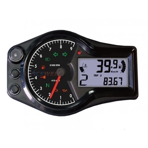 Acewell Digitales Dashboard ACE-6X54 9000rpm