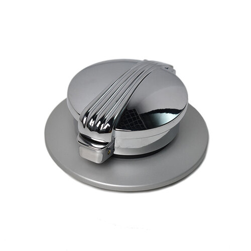 BMW R NineT Monza Cap Chrome and Silver